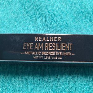 Real Her Eye Am Resilient Metallic Bronze Eyeliner ~ NIB/Sealed ~ Retail $36